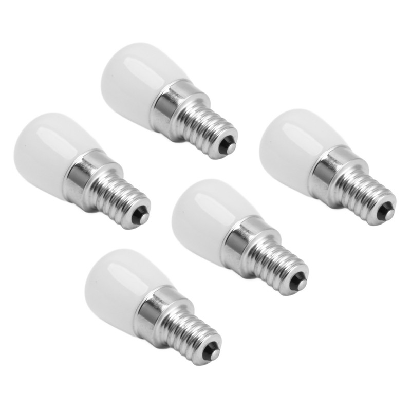 5Pcs LED Refrigerator Light Bulb Fridge Lamp E12 for Freezer