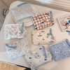 Cute Character Mini Coin Purse Pure Cotton Fabric Earphone Lipstick Storage Bag NO.4 4ea