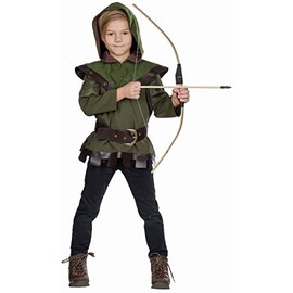Children's Costume Robin Hood King of Thieves, Green, Carnival.
