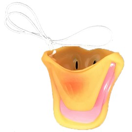 NOVELTY GIANT WWW.NOVELTYGIANT.COM Duck Bill Beak Nose Soft Plastic Costume Mask Yellow (Large)