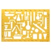 fatteryu K Resin Flow Chart Symbol Design Template Ruler Stencil