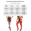 comeondear Sexy Open Tights for Women, Black, XS-M