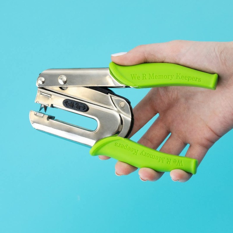 We R Memory Keepers, Crop-A-Dile Power Punch, Green, for .25"