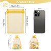 Nurplexl Gold Sheer Organza Bags 5" x 7" 100 PCS