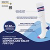 fenglaoda 8 Pairs Compression Socks for Men & Women 20-30