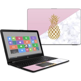 Mightyskins Skin Compatible with Hp 15t Laptop 15.6" (2017) - Pretty Pineapple | Protective, Durable, and Unique Vinyl Decal Wrap Cover | Easy to Apply, Remove, and Change Styles | Made in The USA