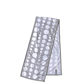 Daikai 73495 Sommer Cool Towel, Dot S, 31.5 x 5.9 inches (80 x 15 cm), Gray