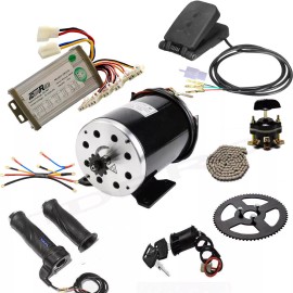 Unite 500W 36V Brush Motor Kit Controller Sprocket Reverse Electric Go Kart Golf E300