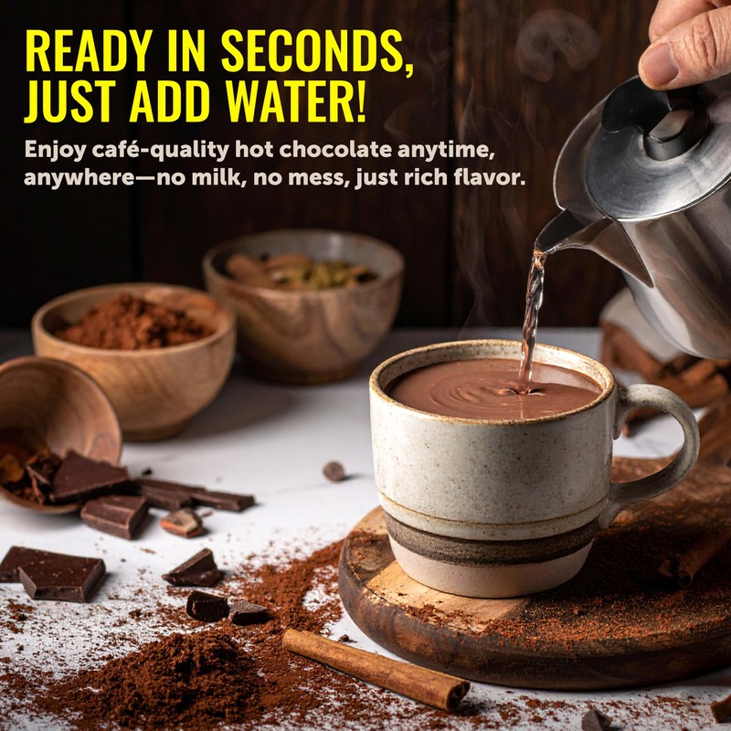 Castle Kitchen Double Dutch Dark Chocolate Premium Hot Cocoa Mix