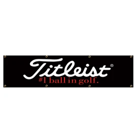 ENMOON Banner Flag #1 Ball in Golf (2x8ft,Heavy Duty, Durable 150D Polyester) Brass Grommets For College Dorm Room Man Cave