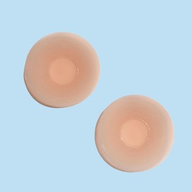 Genérico Cubrepezones (Nipple Covers) de Silicona Adhesivos Reutilizables 8 cm Nude, con Estuche (1 Par)