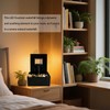 RWOORA Tabletop Small Fountain Waterfall Decor, 3D Flowing Effect, Ideal