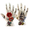Temerity Jones Set Of 2 Palmistry Tattoo Hand Decorative Ornaments