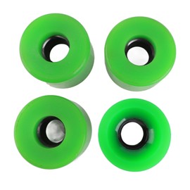 PUENTE 4pcs 60x45mm Skateboard Wheels 78A Longboard Cruiser Wheels Replacement PartsGreen