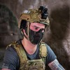 OneTigris Mesh Face Guard Half Mask Anti Fog Airsoft Game