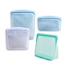 Stasher Reusable Silicone Storage Bag, Food Storage Container, Microwave and