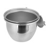 Stainless Steel Parrot Food and Water Coop Cup Bird Feeding