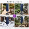 PURPLE LEAF Patio Umbrella Cover Water-Resistant Umbrellas Cover Navy Blue