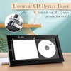 Dunkive 2 Pcs 13.7" x 7.5" CD Frame Display Case