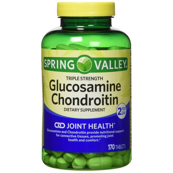 Spring Valley - Glucosamine Chondroitin, Triple Strength, 340 Tablets, Twin Pack