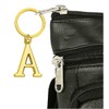Freedale Gold Letter A-Z Keychain for Women Men Purse Handbags