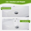 Universal Bathroom Sink Drain Strainer Hair Catcher Upgraded with Removable