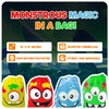 Podzly 12 Monster Themed Drawstring Bag Party Supplies - Monster