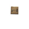 Pan-African Silver Colour Square Badge With A Velveteen Bag