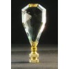 LITE ACCENTS LAMP FINIAL**ARCTIC ICE*** LEADED CRYSTAL LAMP FINIAL WITH