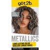 Got2b Metallics Permanent Hair Color, M72 Dusty Silver