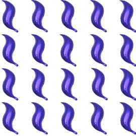 20Pcs Mermaid Tail foil Balloons 18inch Curve Mermaid Birthday Decorations for Baby Shower Birthday Wedding Summer Beach Party Decoration(Purple)