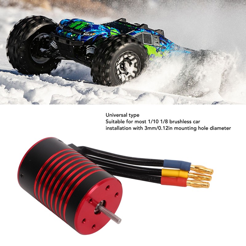 Brushless Motor Professional High Torsion Waterproof 3650 RC Brushless Motor