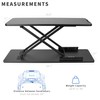 VIVO Universal Treadmill Desk Riser, Height Adjustable Platform for Notebooks,