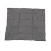 USB Heated Blanket Dark Grey 3 Temp Modes 52x43in Soft
