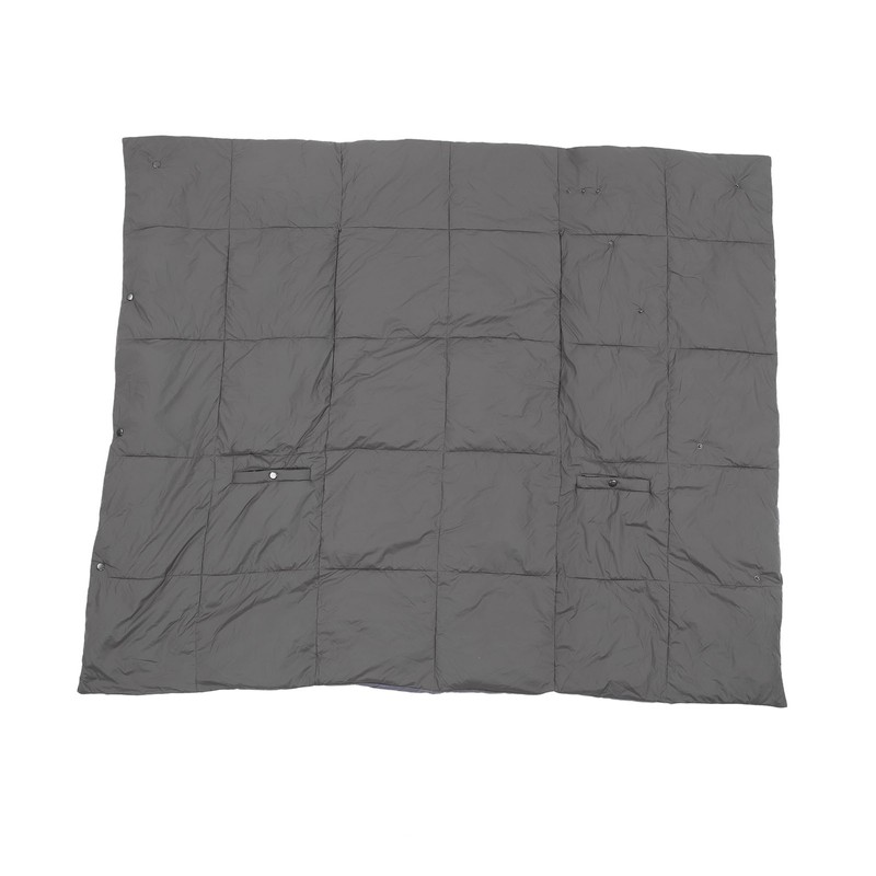 USB Heated Blanket Dark Grey 3 Temp Modes 52x43in Soft