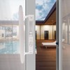 ACEPLANET Flush Mount Non-Keyed Sliding Glass Door Handleset, 6-5/8" H.C.,