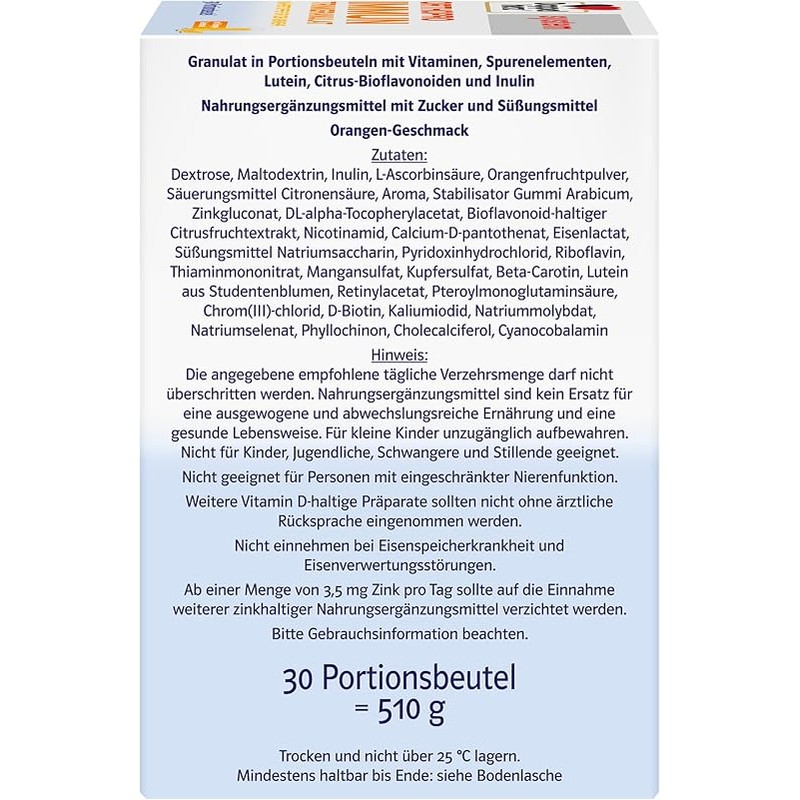 Doppelherz System ORTHOPRO Immune Drinking Granules - Orthomolecular Immune Product