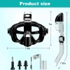 Snorkel Foldable Diving Set with System and Camera Mount, -Fog6074