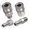 Fabselection Pressure Washer Adapter Kit, 4 Pcs Durable Stainless NPT