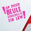 Hellweg Druckerei Car Sticker for Rear Window with German Text