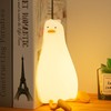 LED Night Light Cute Lying Duck Shape Soft Silicone Soft