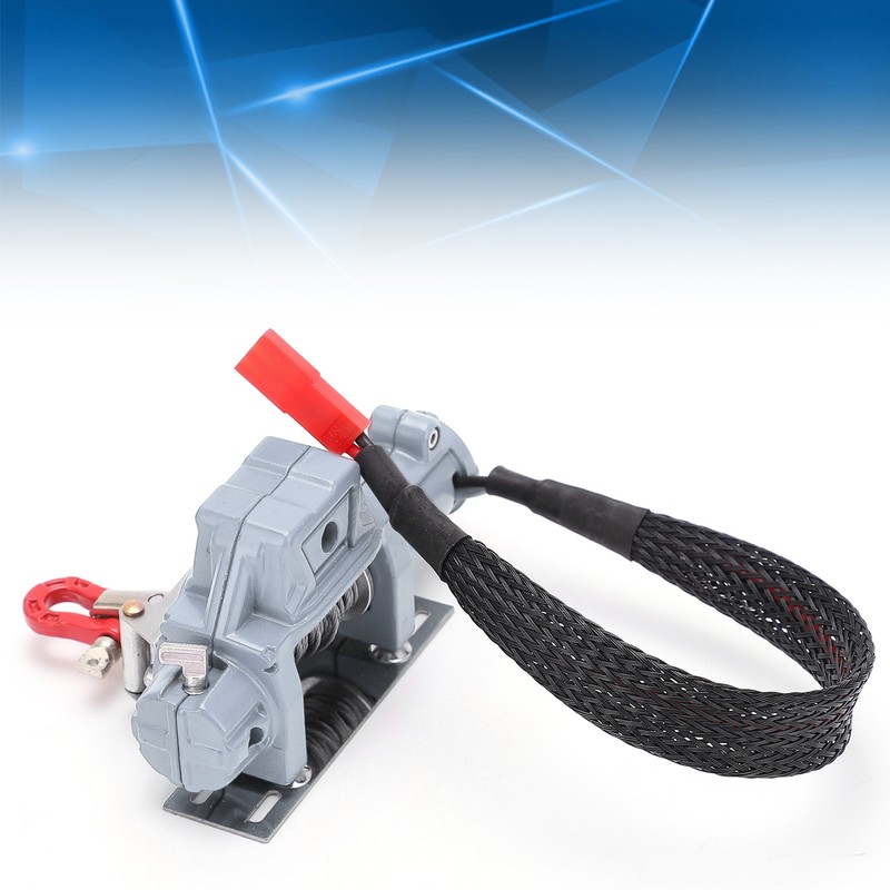 RC Automatic Winch and Wireless Remote Controller Receiver Simulation for