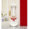 ACK Plump Bistro White Chef Hand Painted Ceramic Spoon Rest,Cooking
