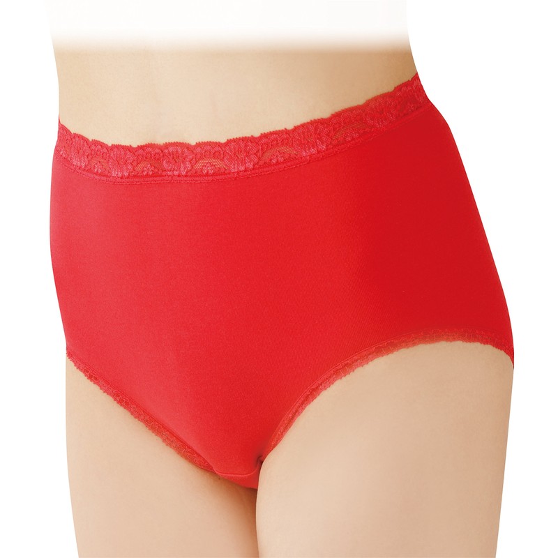 Selvan Red Deep Lace Shorts Set of 2 LL