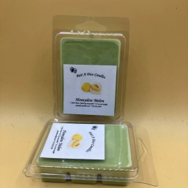 Pair A Dice Candles Two Wax Melts Max Scented " Honeydew Melon " - Each 2.5 oz / 6 cubes