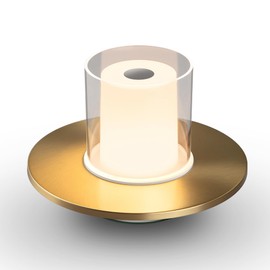 Tubicen Rechargeable Candle Lamp, Battery Operated Cordless Lamps for Table, 4-Level Touch Dimmable Electronic LED Flameless Candle Light for Home Decor Seasonal Festival Celebration Anniversary