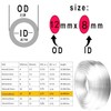 AOPANDA Pneumatic Tubing 1/2" Tube OD PU Polyurethane Tube Air