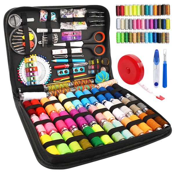 TWBEST 264 Sewing Kit with Sewing Accessories, with Carry Bag,