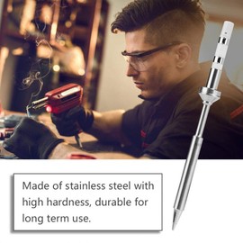 7 Types Mini Stainless Steel Soldering Iron Tips Replacement for TS100 Soldering Iron (TS-B2)