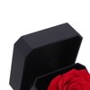 Red Rose Gift Box Soft Flocking Lifting Drawer Portable Jewelry